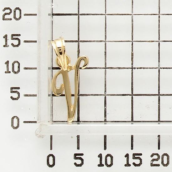925 STERLING SILVER LITTLE "V" PENDANT F75670