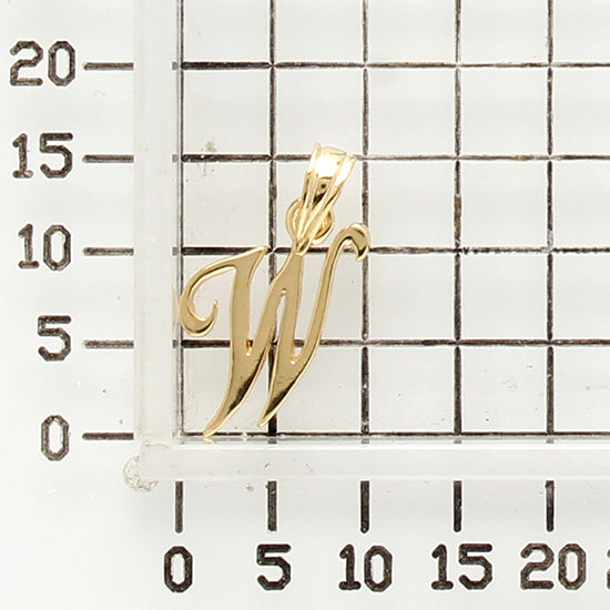 925 STERLING SILVER LITTLE "W" PENDANT F75671