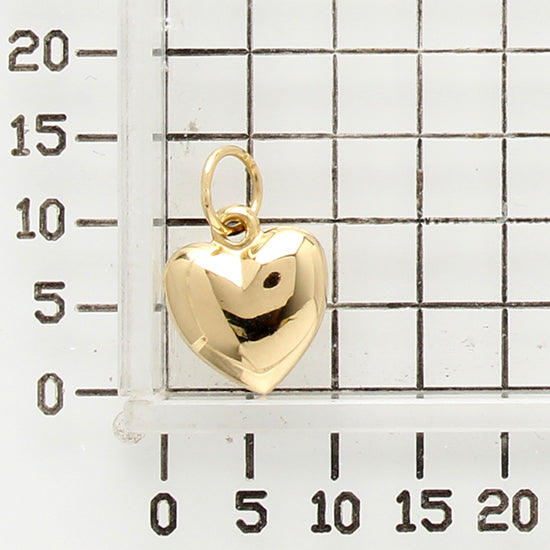 925 STERLING SILVER TINY LITTLE 10.0 MM. HEART PENDANT CHARM F75730