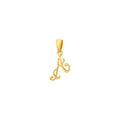 925 STERLING SILVER LITTLE "A" PENDANT F75753