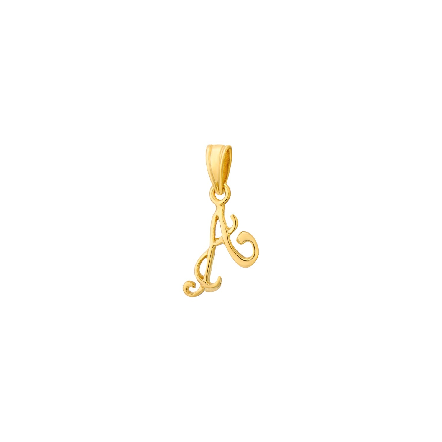 925 STERLING SILVER LITTLE "A" PENDANT F75753