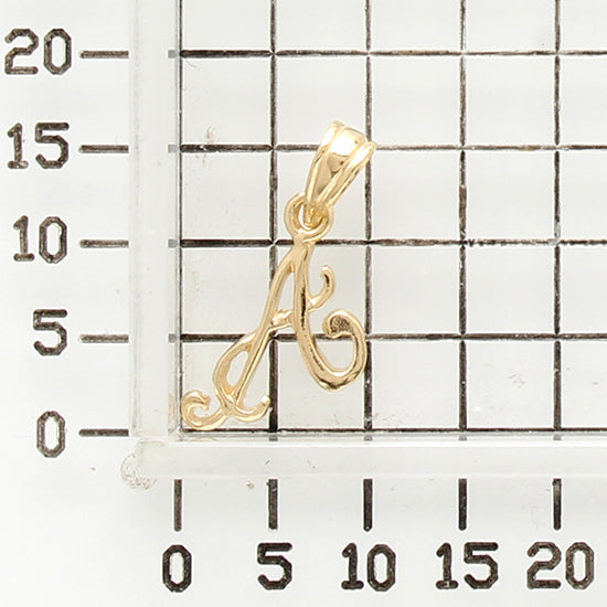 925 STERLING SILVER LITTLE "A" PENDANT F75753