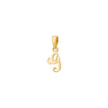 925 STERLING SILVER LITTLE "G" PENDANT F75759