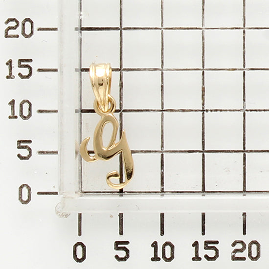 925 STERLING SILVER LITTLE "G" PENDANT F75759