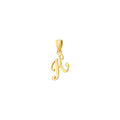 925 STERLING SILVER LITTLE "K" PENDANT F75762
