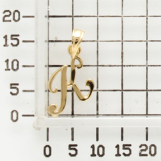 925 STERLING SILVER LITTLE "K" PENDANT F75762