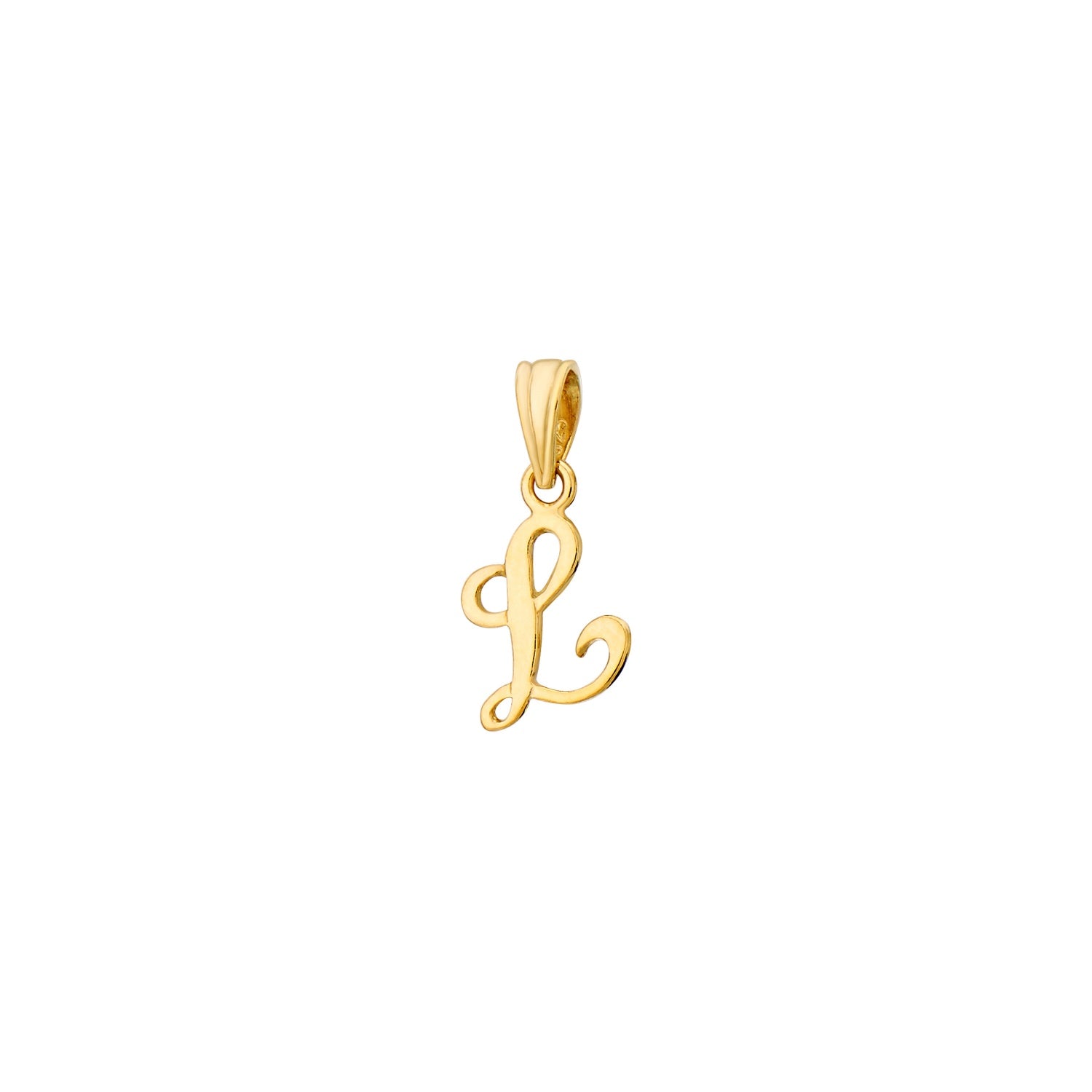 925 STERLING SILVER LITTLE "L" PENDANT F75763