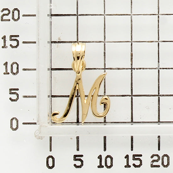 925 STERLING SILVER LITTLE "M" PENDANT F75764
