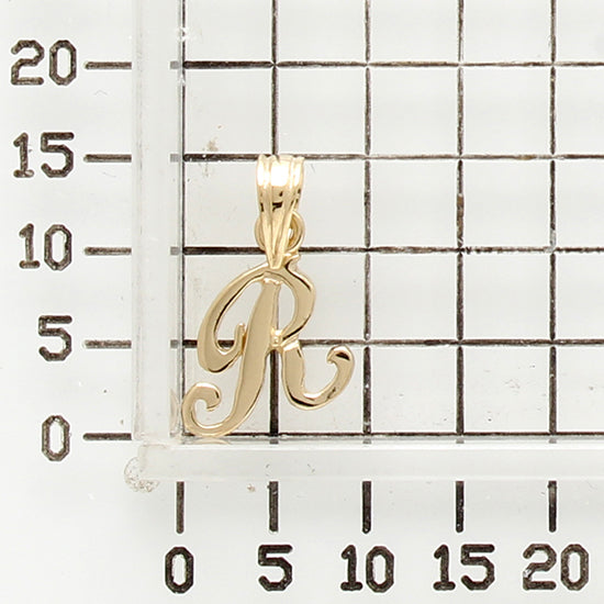 925 STERLING SILVER LITTLE "R" PENDANT F75768