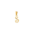 925 STERLING SILVER LITTLE "S" PENDANT F75769