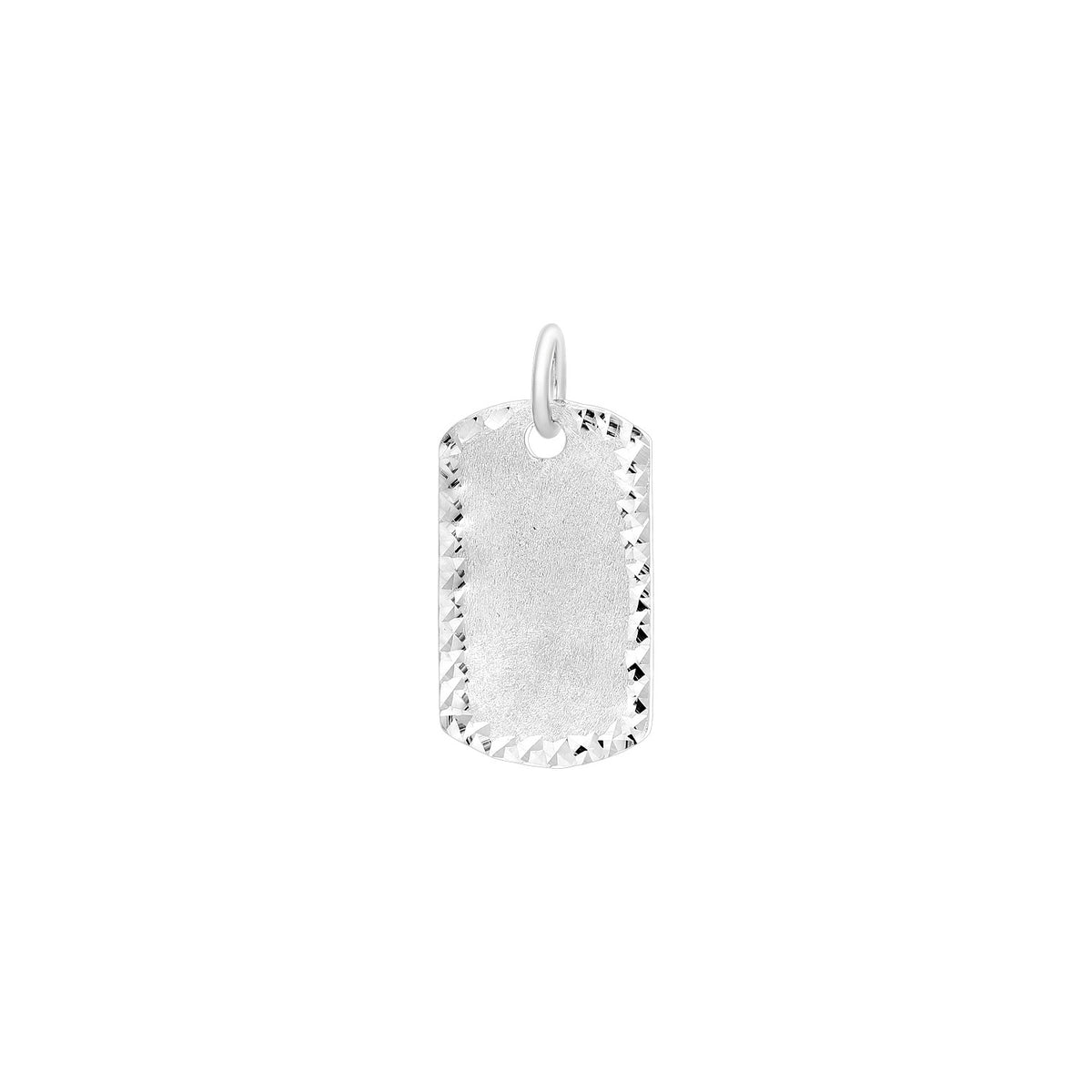 925 STERLING SILVER MINI ARMY PENDANT WITH DIAMOND CUT F78886