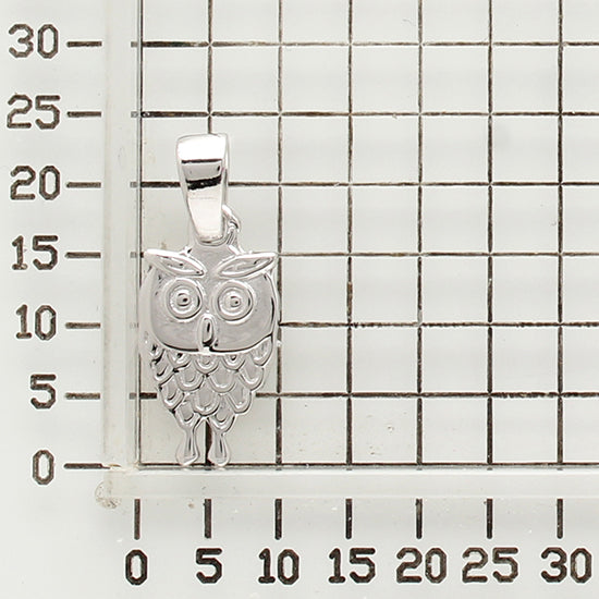 925 STERLING SILVER "OWL" FLAT PENDAN F79511