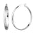 925 STERLING SILVER HALF ROUND 33.0 MM BASIC HOOPS F80376