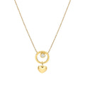 925 STERLING SILVER LIGHTWEIGHT HEART NECKLACE