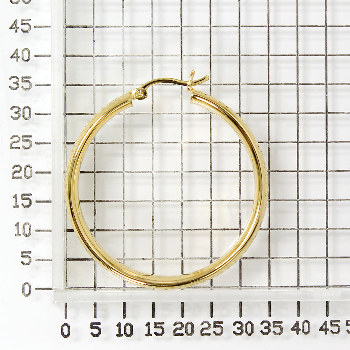 925 STERLING SILVER SQ TUBING HOOP EARRINGS