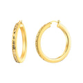 925 STERLING SILVER SQ TUBING HOOP EARRINGS