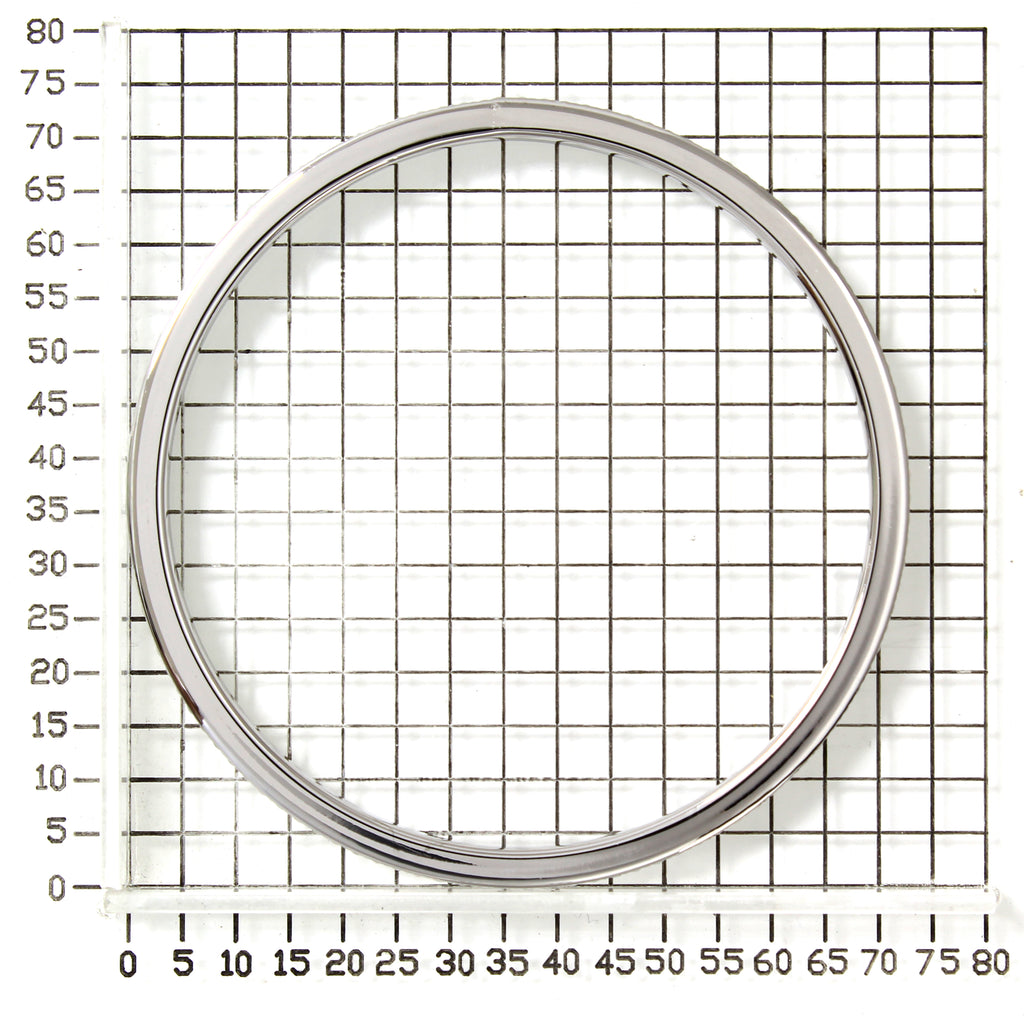 925 STERLING SILVER DIAMOND CUT TUBING SLIP ON BANGLE