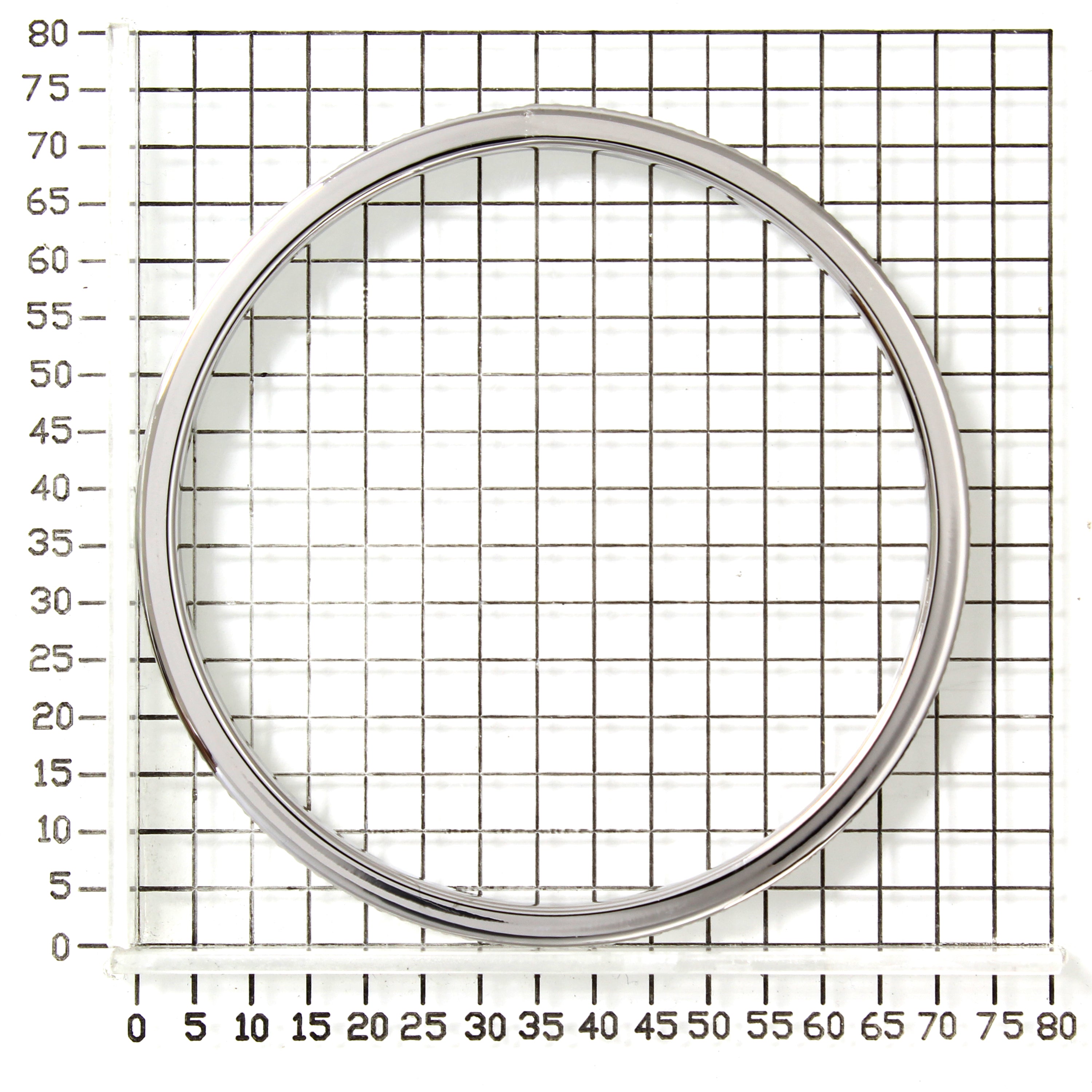 925 STERLING SILVER DIAMOND CUT TUBING SLIP ON BANGLE