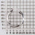 925 STERLING SILVER 30.0 MM. BOLD CROSSOVER HALF ROUND HOOP EARRINGS F9136